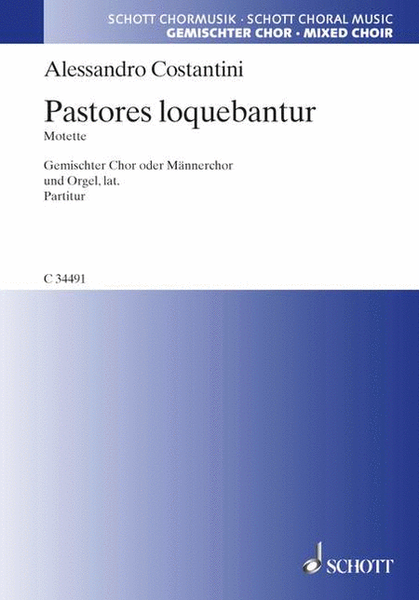 Pastores Loquebantur Motet Score