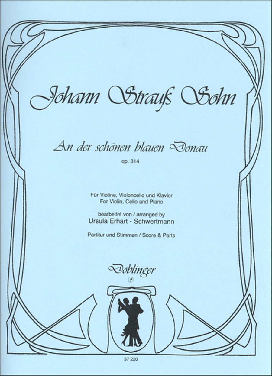An der schonen blauen Donau op. 314 Piano Trio scores gallery preview page 1