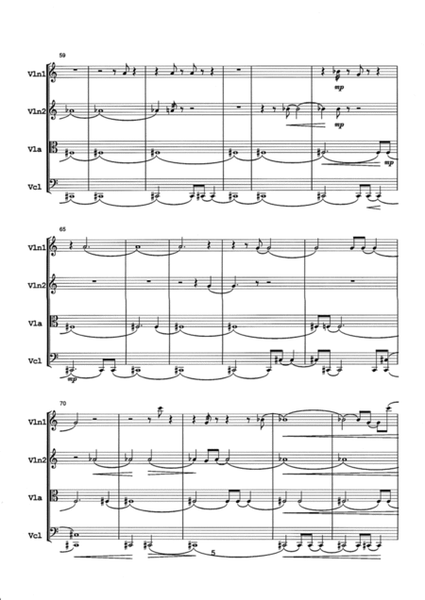 String Quartet No. 3 (score)