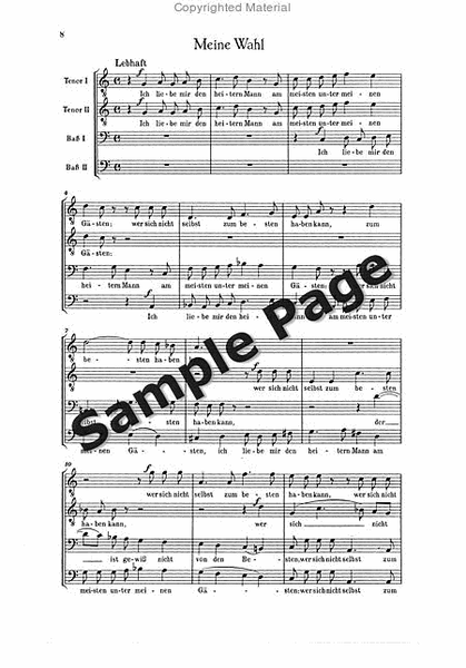 Lieder und Epigramme op. 47 Heft 1