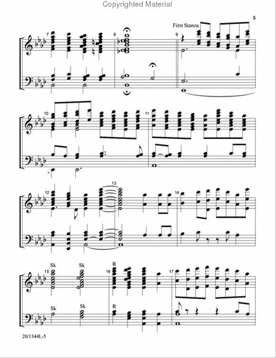 Festive Hymn Accompaniments 5-Octaves scores gallery preview page 3