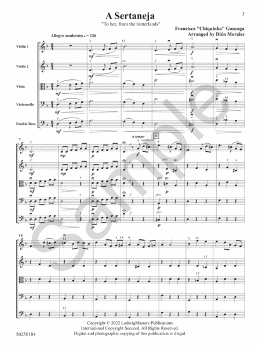 A Sertaneja String Orchestra scores gallery preview page 4