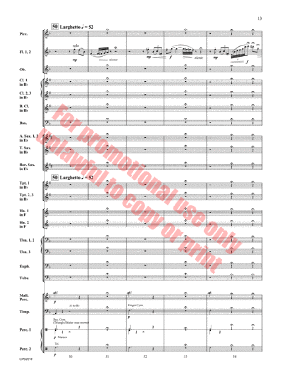 Better Angels Concert Band scores gallery preview page 14