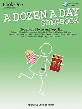 Book cover for A Dozen a Day Songbook – Book 1
