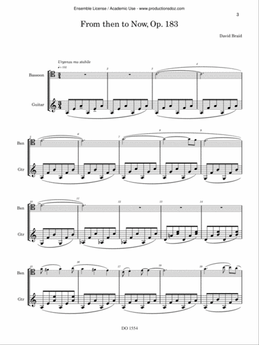 Five Duos for the Curious Bassoon scores gallery preview page 3