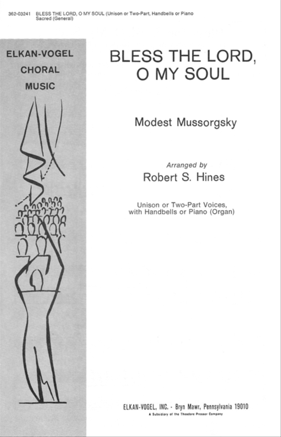 Bless the Lord O My Soul Bless the Lord O My Soul Choir scores gallery preview page 1