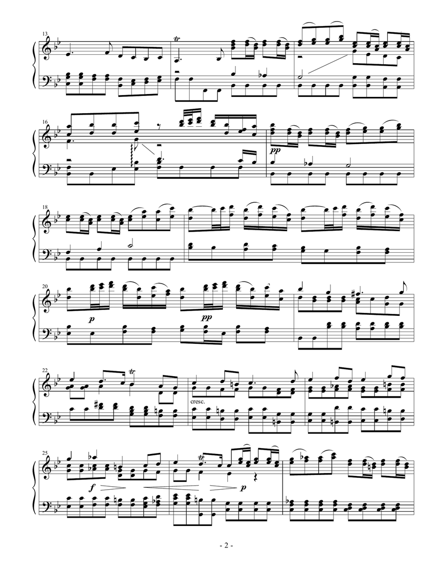 Sheep May Safely Graze Piano Solo scores gallery preview page 2