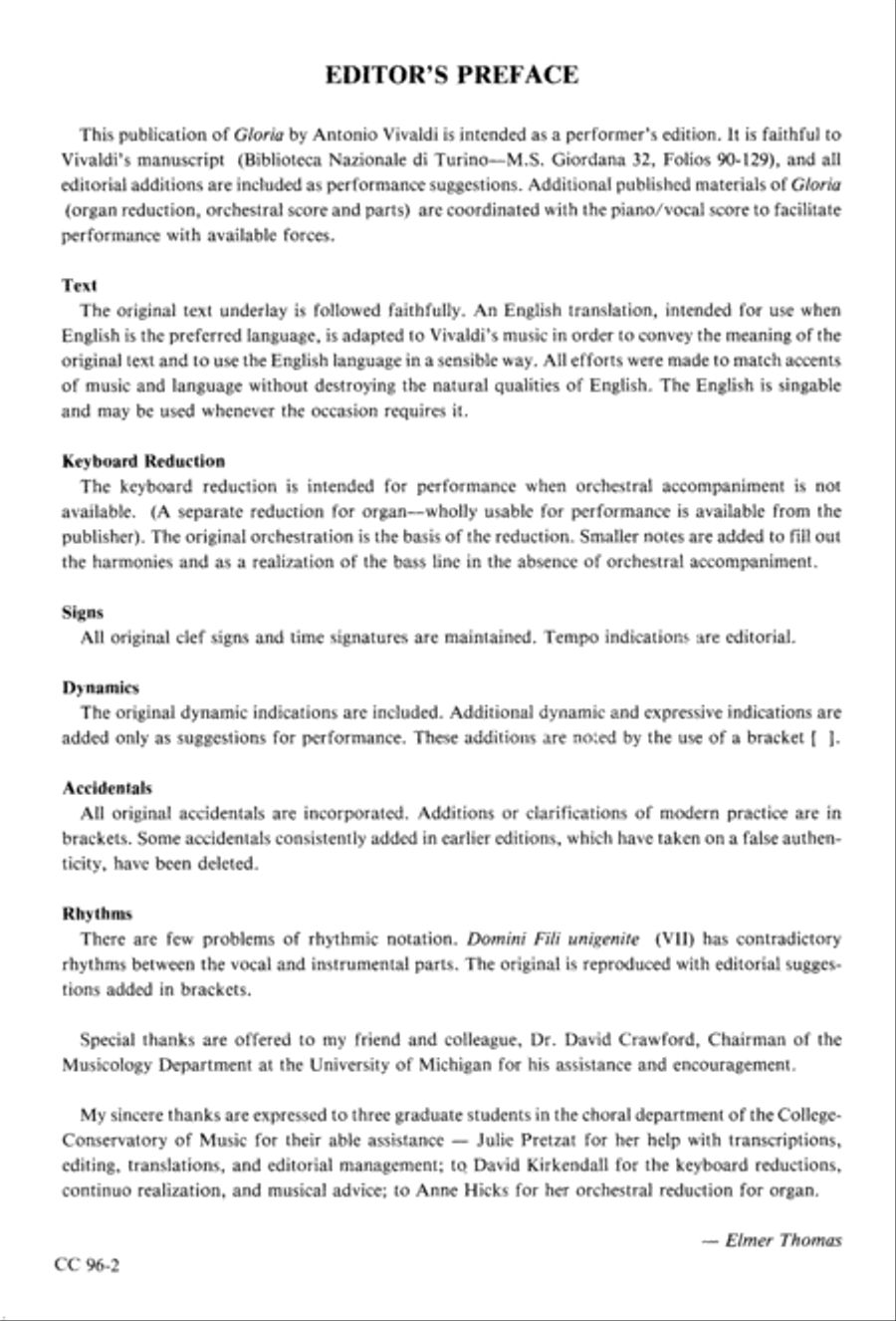 Gloria Gloria 4-Part scores gallery preview page 3