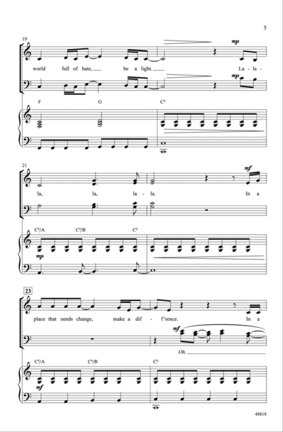 Be a Light Be a Light Choir scores gallery preview page 4