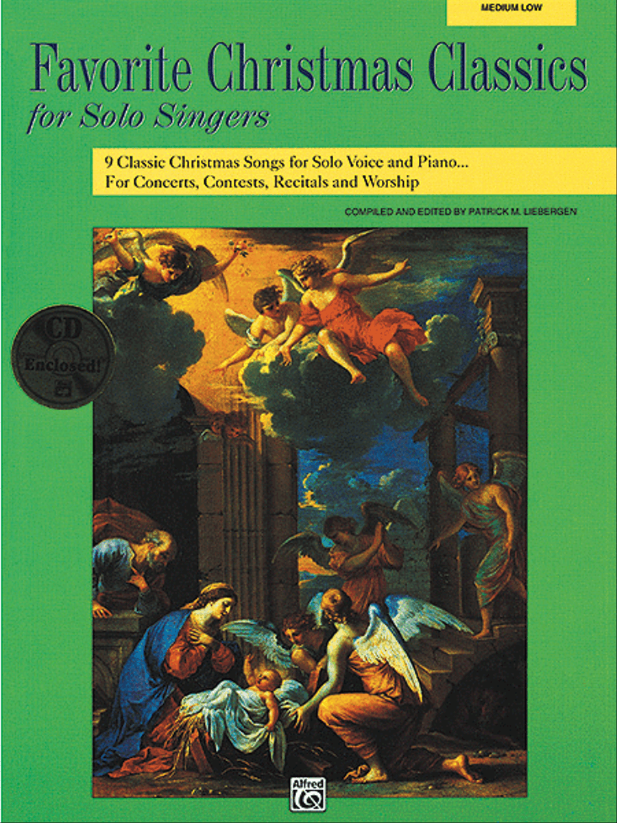 Favorite Christmas Classics for Solo Singers Medium-Low Voice - Sheet Music