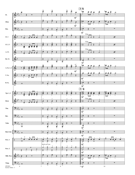 Rockin' Robin - Conductor Score (Full Score)