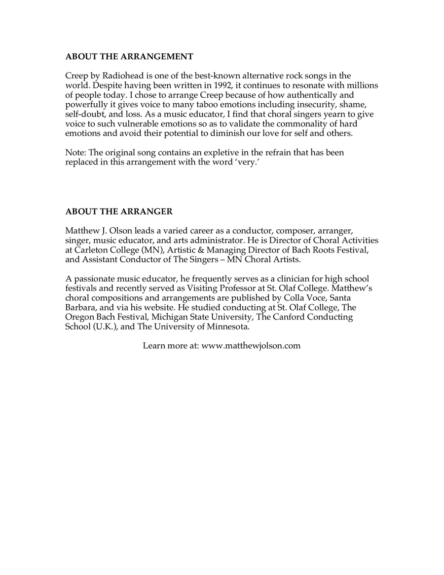 Creep 4-Part scores gallery preview page 2