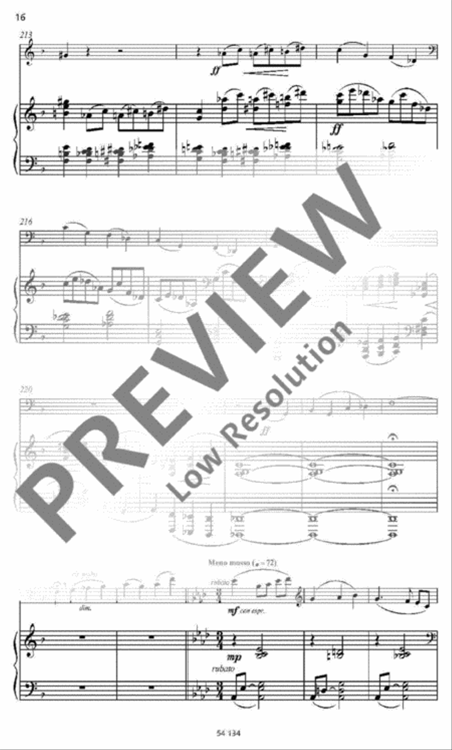 Jazz Sonata Piano Accompaniment scores gallery preview page 15