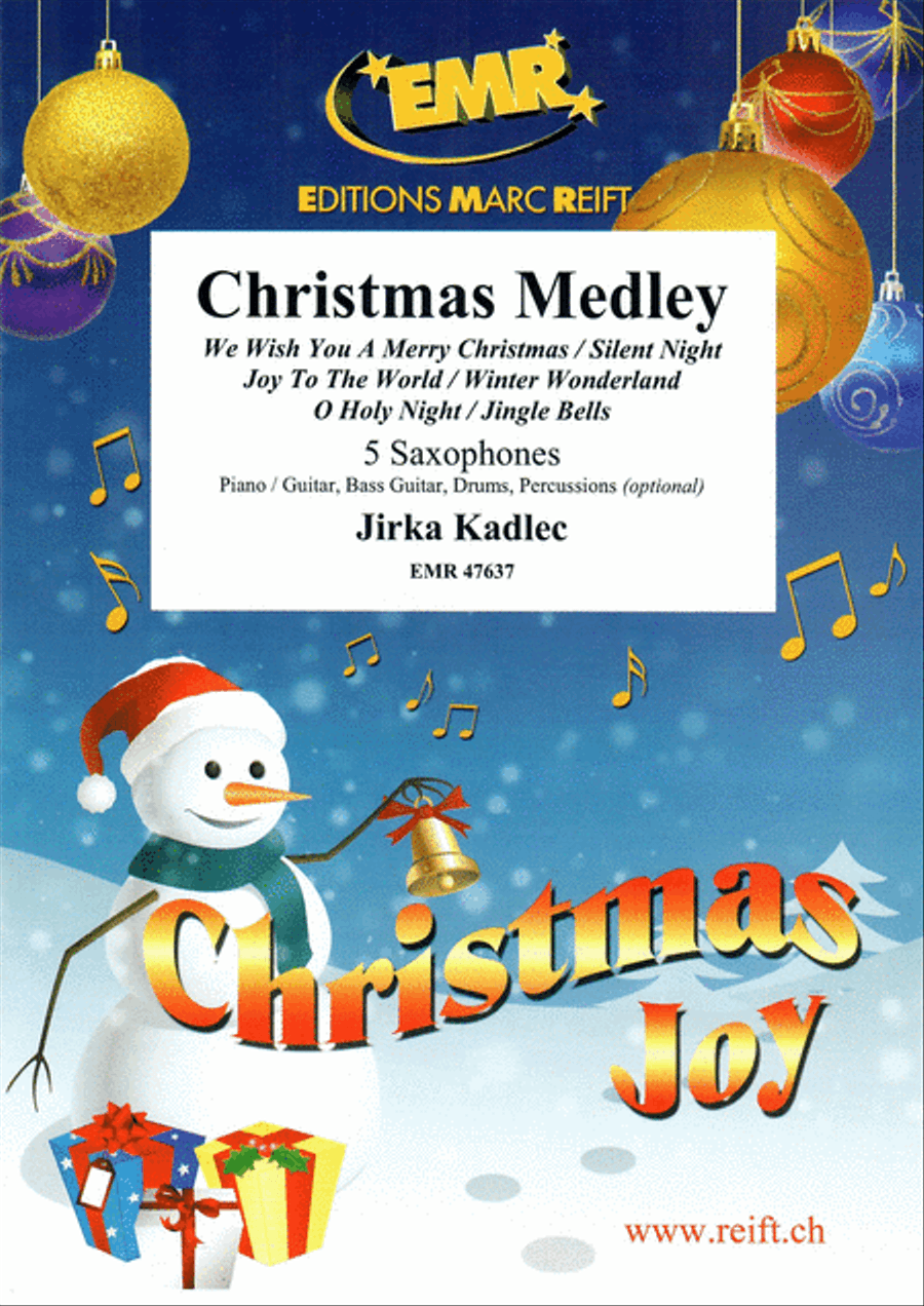 Christmas Medley Christmas Medley Saxophone Quintet scores gallery preview page 1