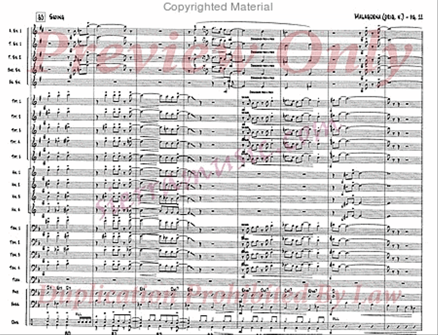 Malaguena Jazz Ensemble scores gallery preview page 12