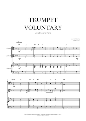 Book cover for Trumpet Voluntary (Viola Duo and Piano) - Jeremiah Clarke