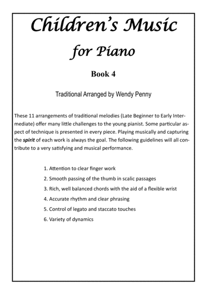 Children's Music for Piano Book 4 image number null
