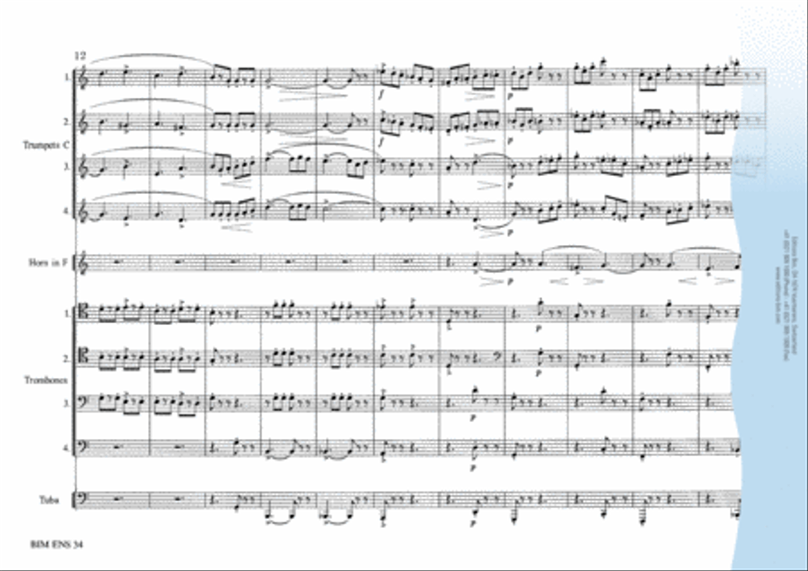 Brass Symphony Horn scores gallery preview page 15