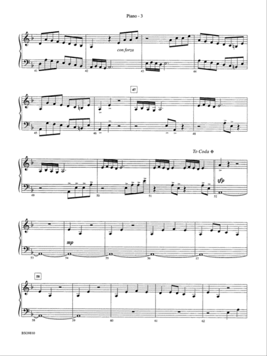 Ancient Ritual: Piano Accompaniment Orchestra scores gallery preview page 3