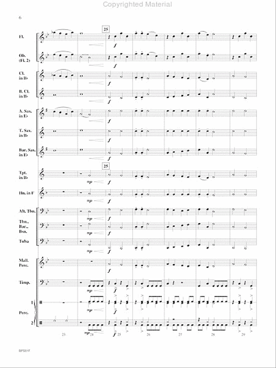 Shockwave Concert Band scores gallery preview page 7