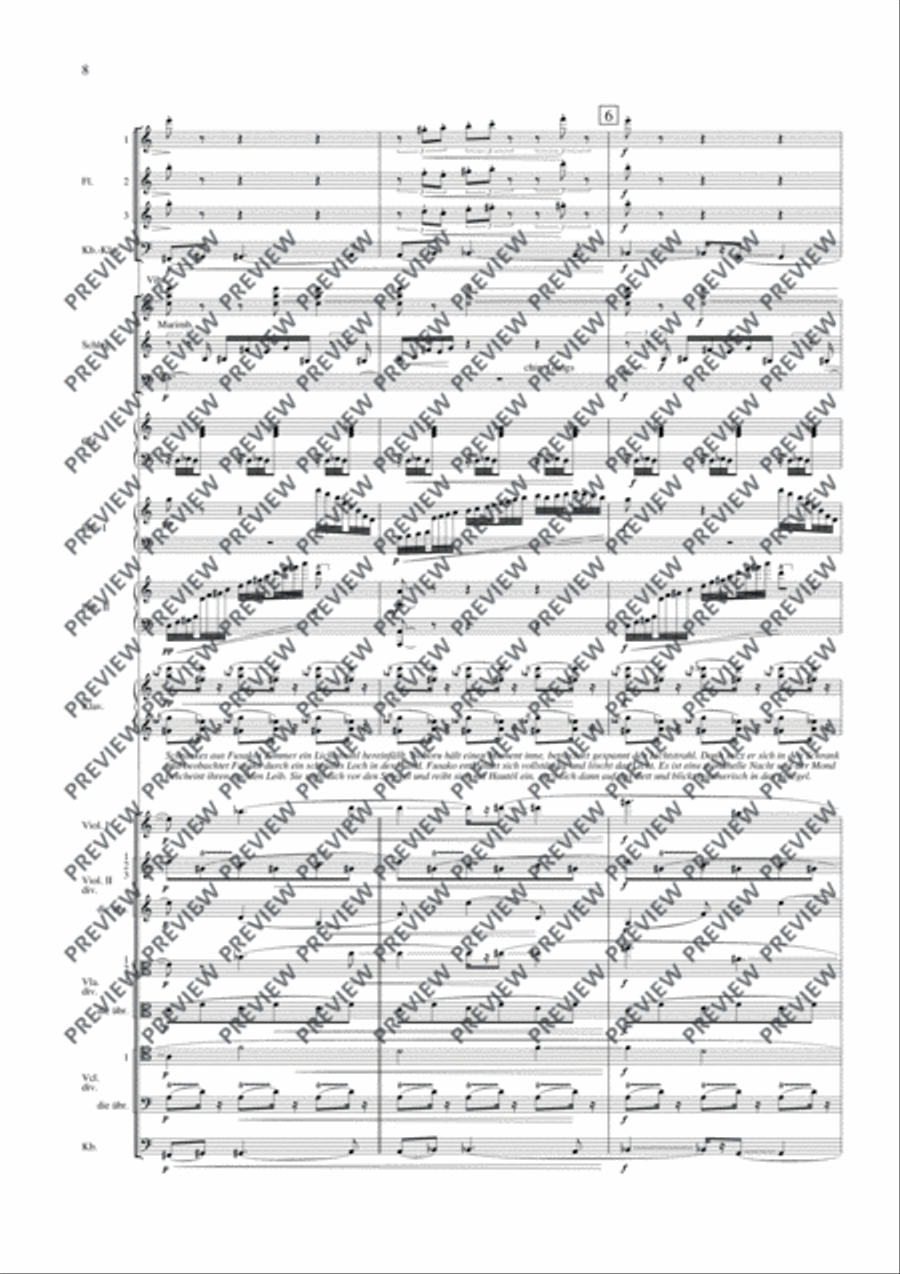 Das verratene Meer Study Score scores gallery preview page 19