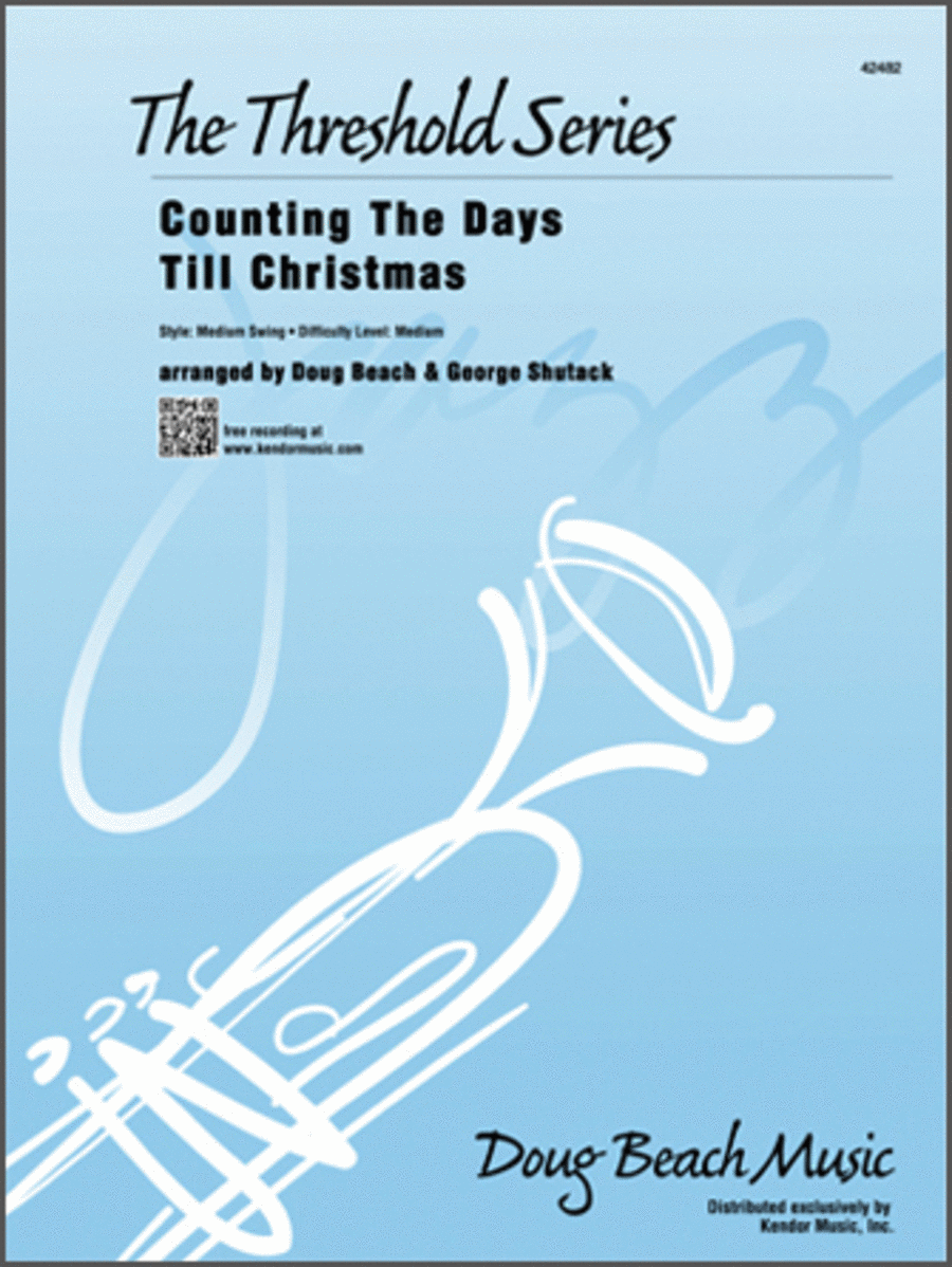 Counting The Days Till Christmas (Full Score) Jazz Ensemble scores gallery preview page 1