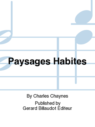 Paysages Habites