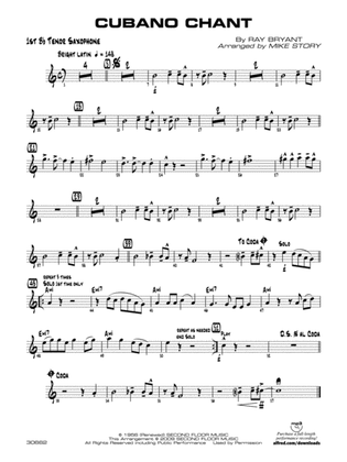 Cubano Chant: B-flat Tenor Saxophone