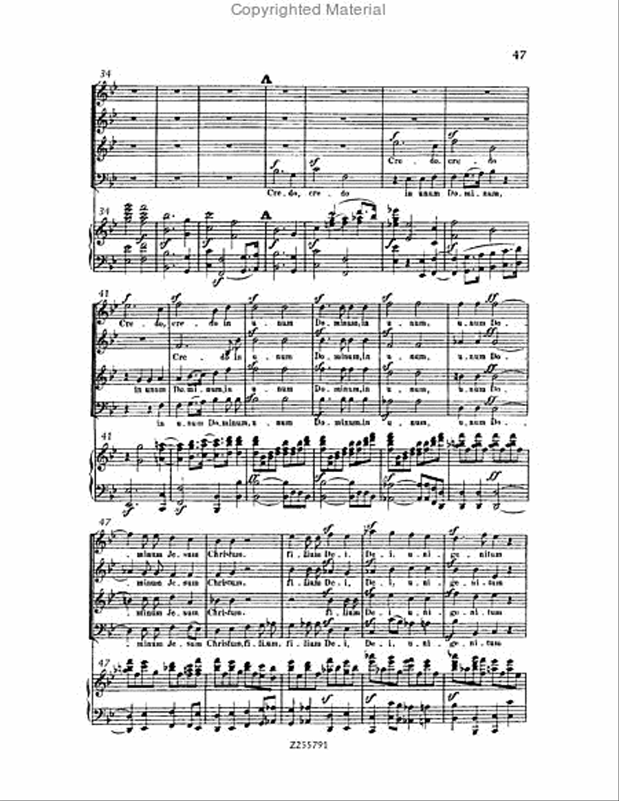 Missa Solemnis, Op.123 Choir scores gallery preview page 47
