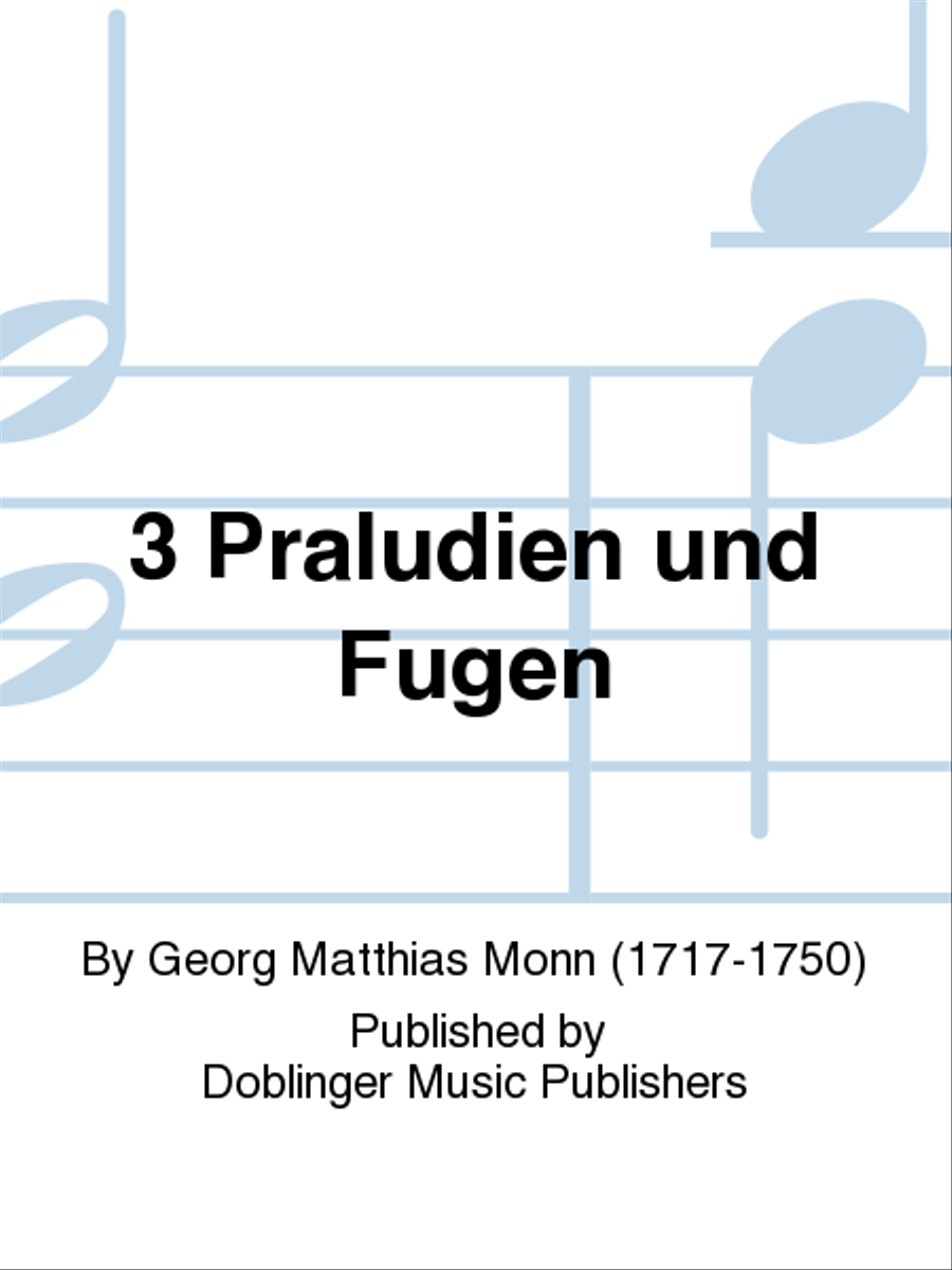 3 Praludien und Fugen Piano scores gallery preview page 1