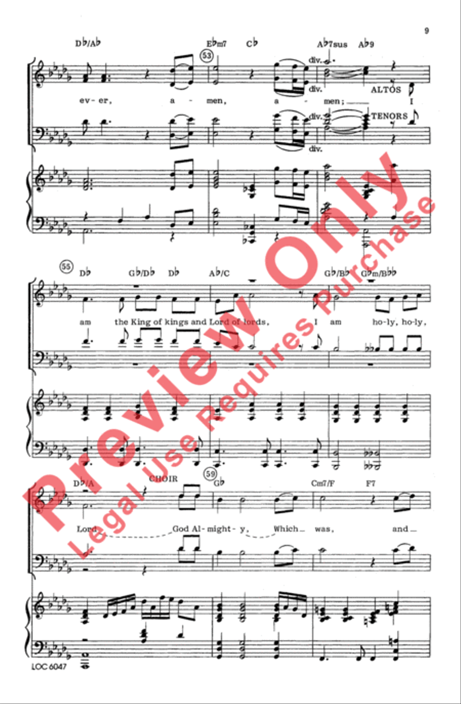 I Am 4-Part scores gallery preview page 8