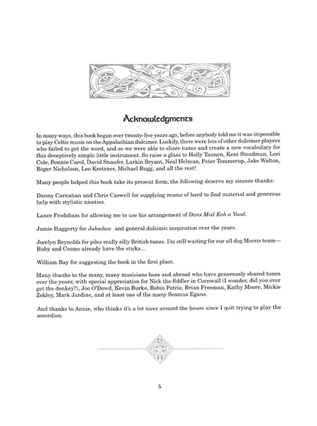 Complete Book of Celtic Music for Appalachian Dulcimer Dulcimer - Digital Sheet Music