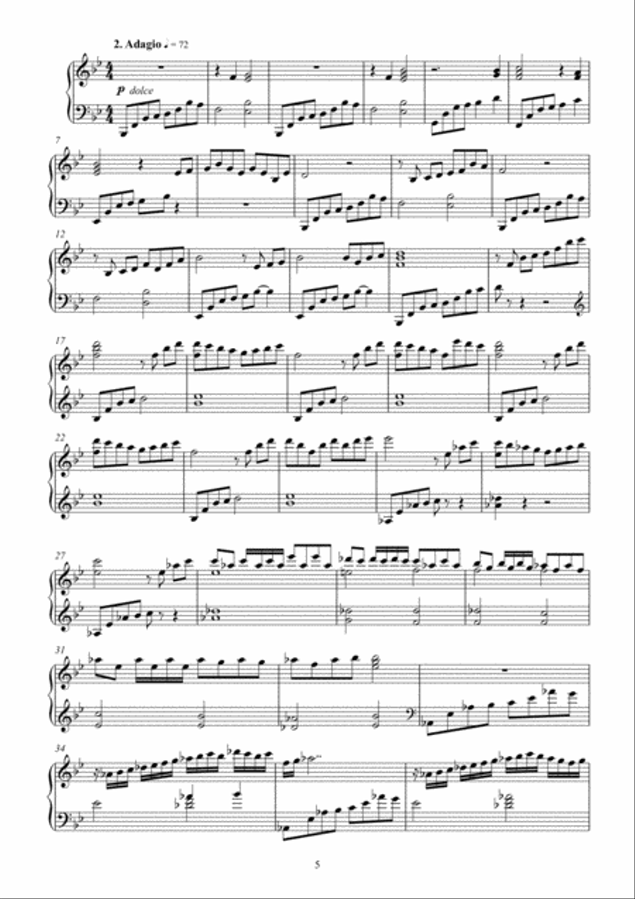 Anja Goller: Piano Sonata d minor / Klaviersonate d-moll Op.4 Piano Solo scores gallery preview page 5