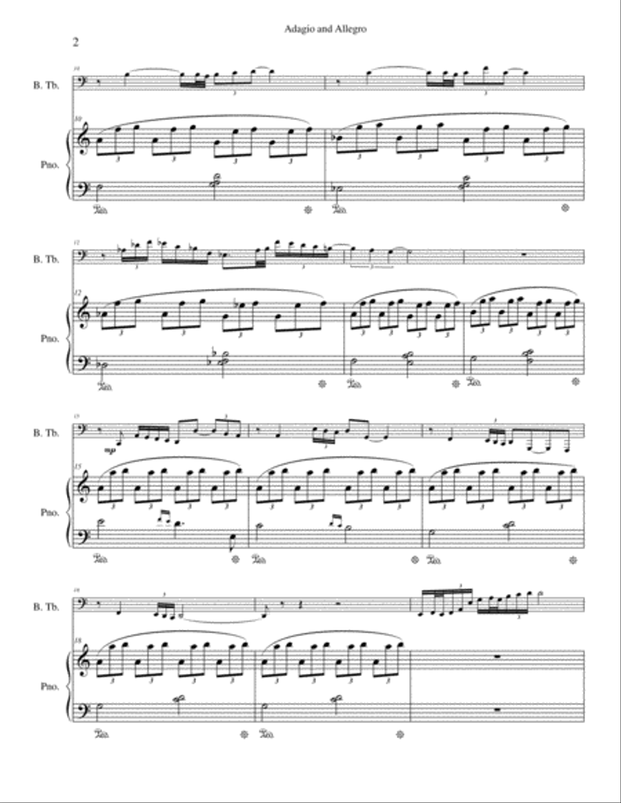 Adagio and Allegro Small Ensemble scores gallery preview page 2