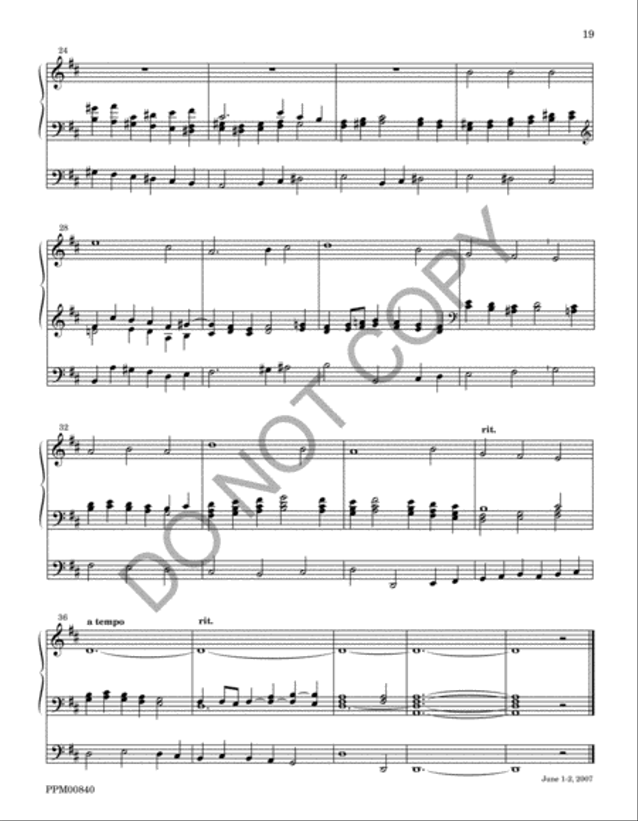 I Sing the Almighty Power of God: Organ Voluntaries on the Hymn Tunes of Ralph Vaughan Williams Volume III Organ scores gallery preview page 22