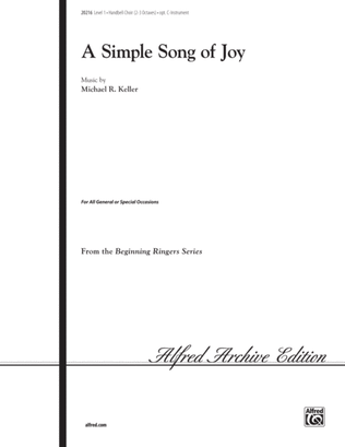 Book cover for A Simple Song of Joy