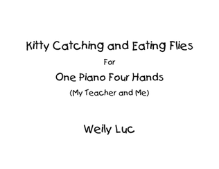 "Kitty Catching and Eating Flies" for one piano four hands