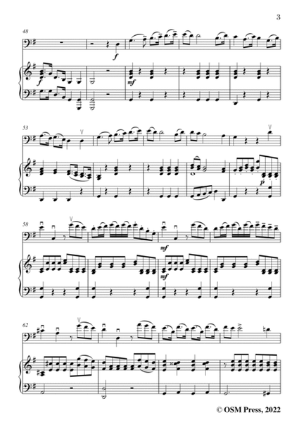 Capuzzi-Double Bass Concerto(1st Movement),in G Major,for Double Bass and Piano