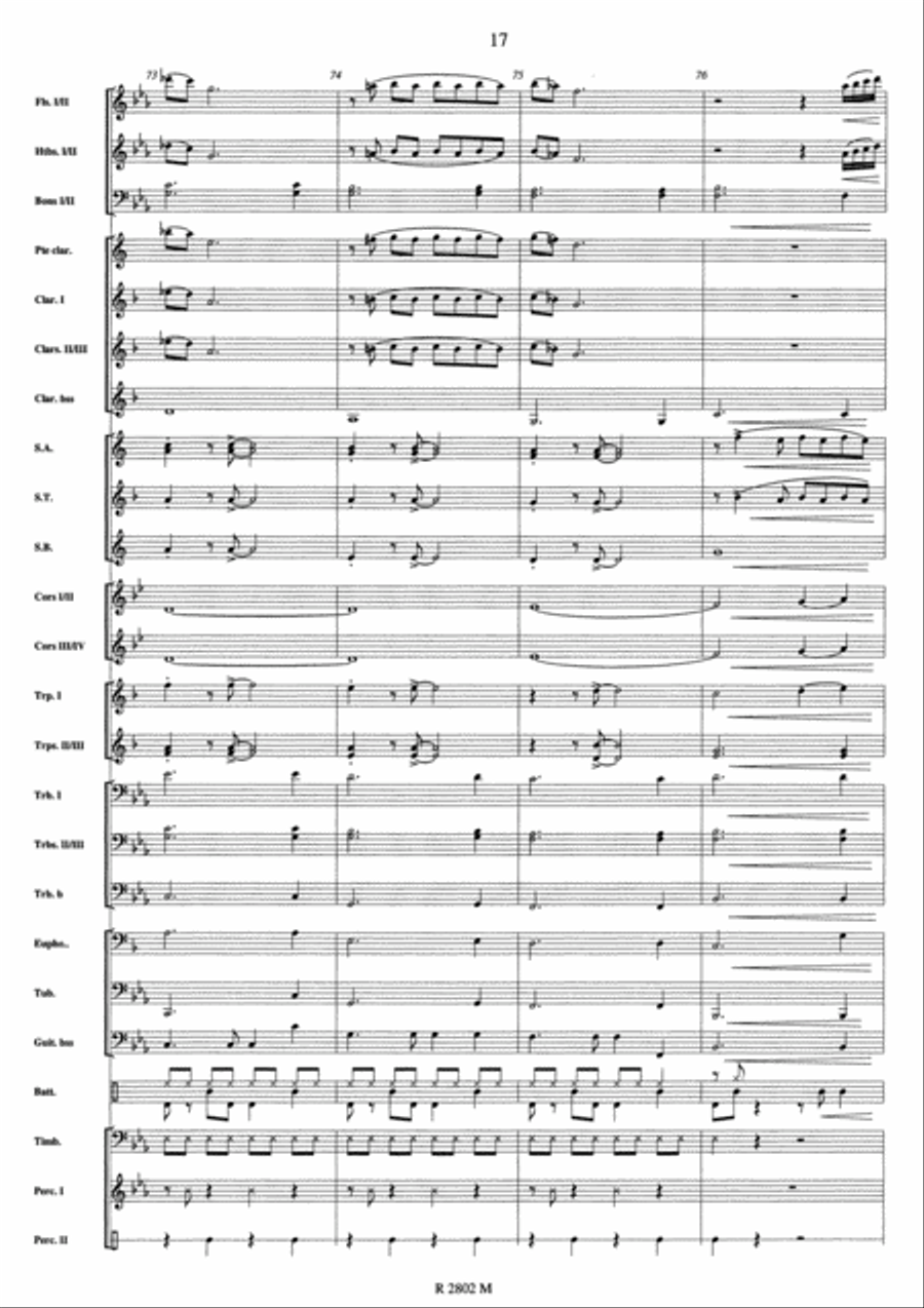 Johnny Hallyday Concert Band scores gallery preview page 15