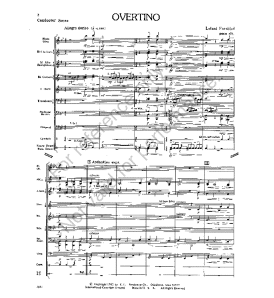 Overtino Concert Band scores gallery preview page 2
