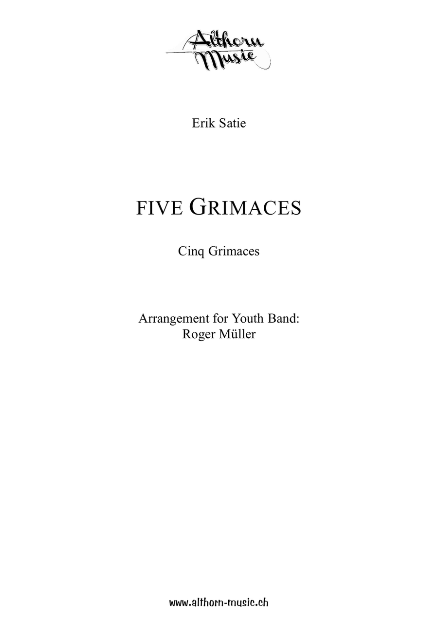 Five Grimaces Five Grimaces Concert Band scores gallery preview page 2