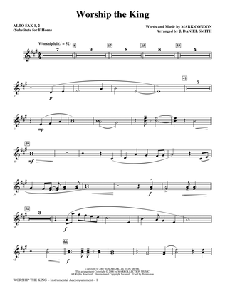 Worship the King (arr. J. Daniel Smith) - Alto Sax 1 & 2 (Sub. Horn)