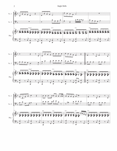 Jingle Bells (Cello Duet - Alternate Version) image number null