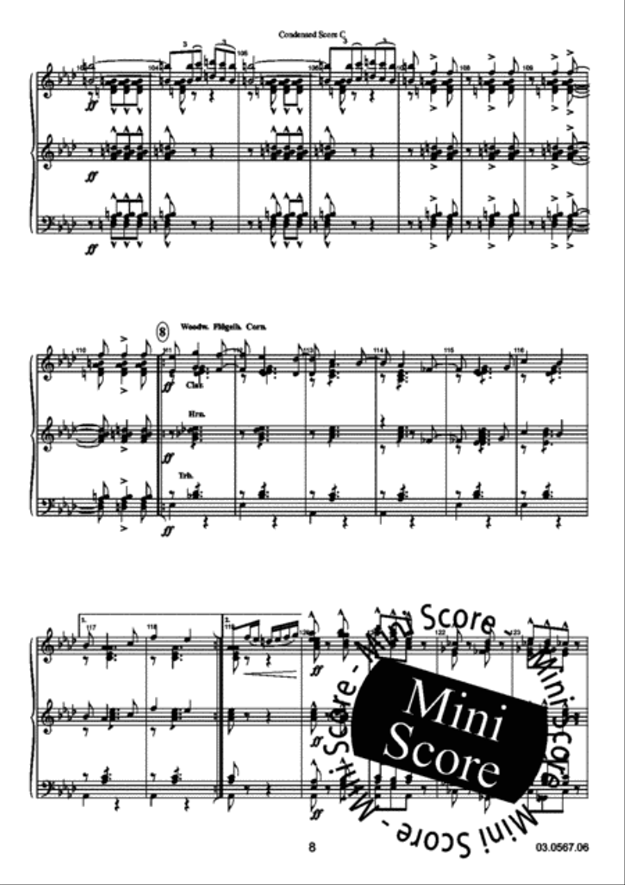 Dichter Und Bauer Fanfare Band scores gallery preview page 12