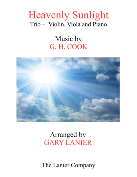 HEAVENLY SUNLIGHT (Trio - Violin, Viola and Piano with Score/Parts) image number null