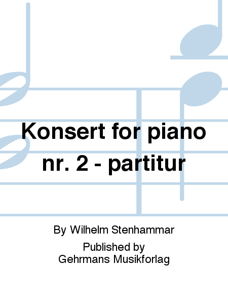 Konsert for piano nr. 2 - partitur