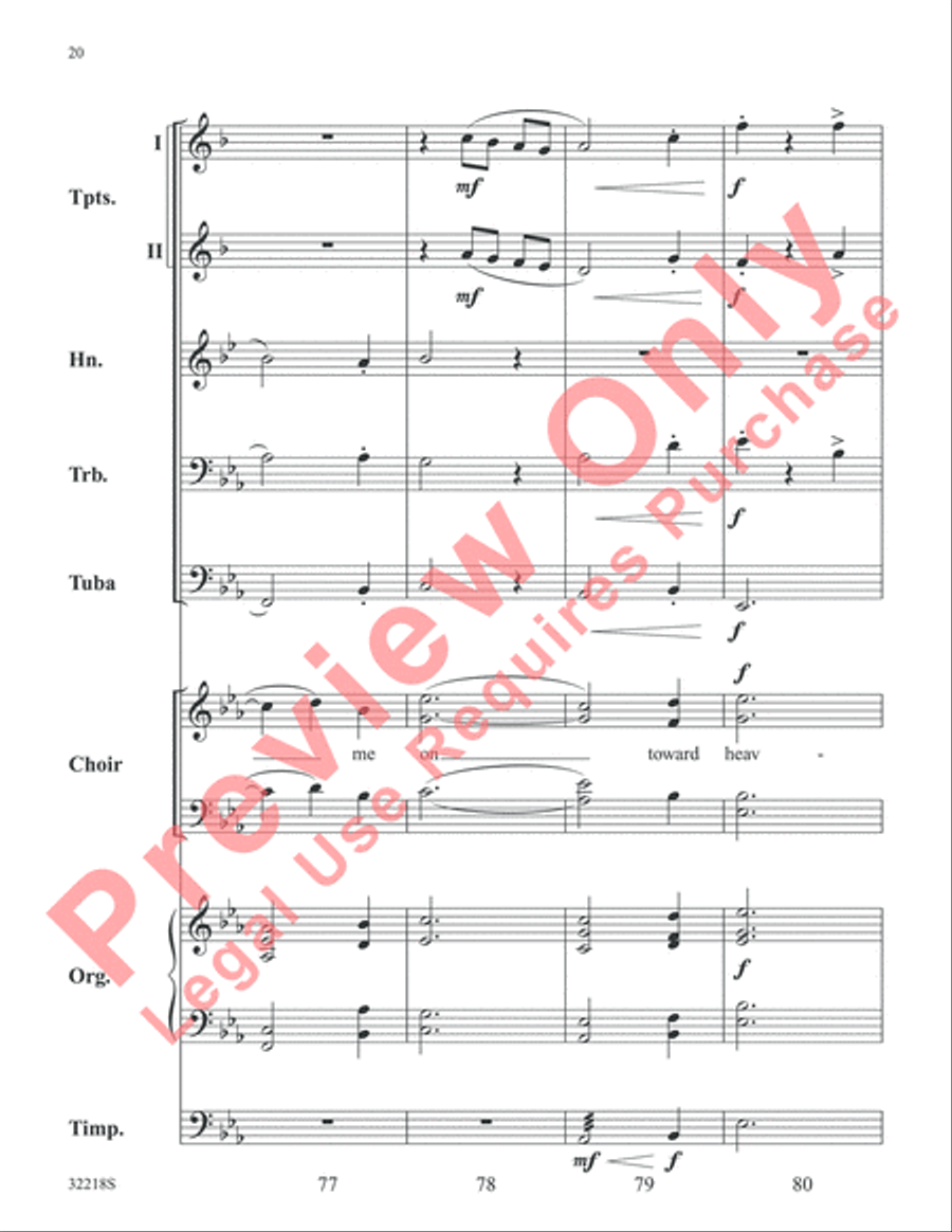 Awake, My Heart Awake, My Heart Choir scores gallery preview page 21