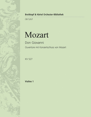 Don Giovanni K. 527 - Overture with concert close by Mozart