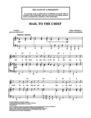 Book cover for Hail to the Chief