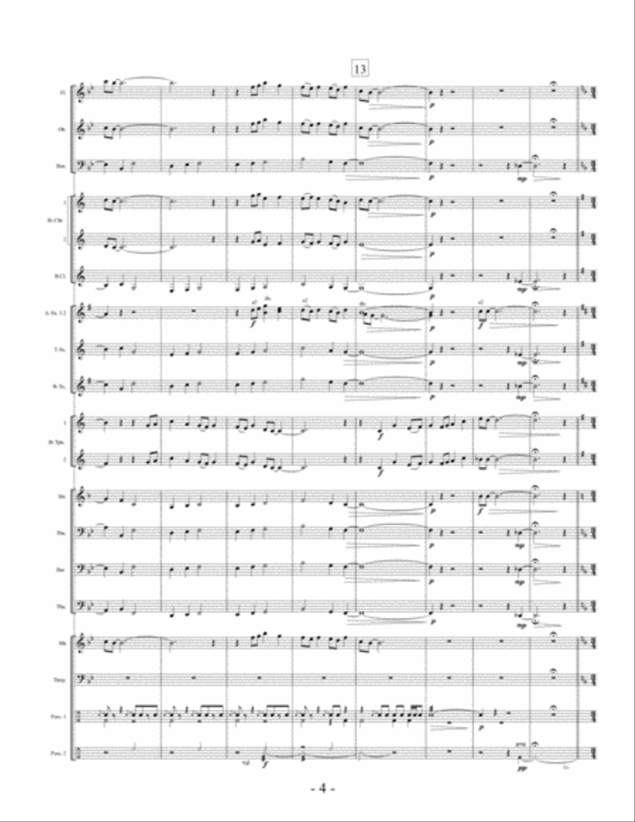 Harbor Ridge Panorama Concert Band scores gallery preview page 4
